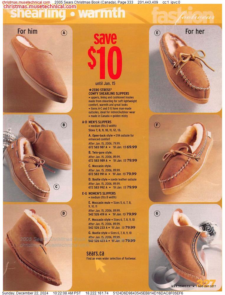 2005 Sears Christmas Book (Canada), Page 333