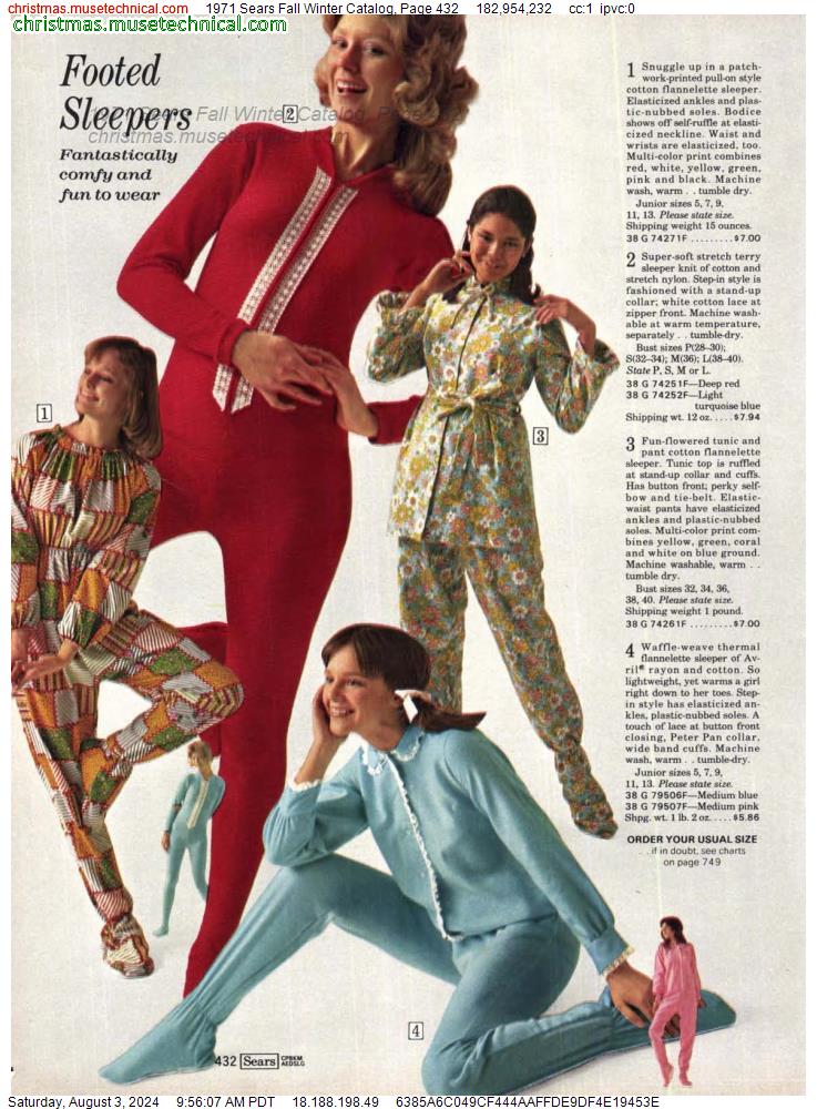 1971 Sears Fall Winter Catalog, Page 432