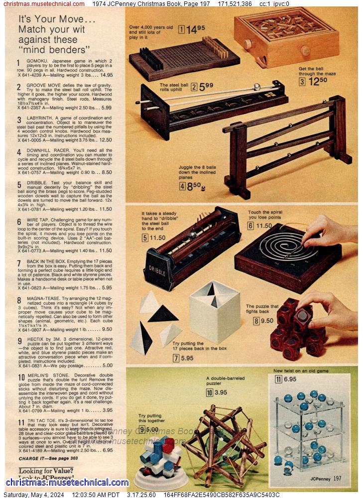 1974 JCPenney Christmas Book, Page 197