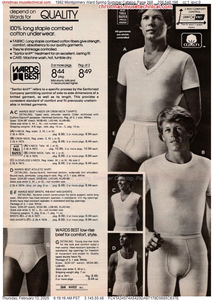 1982 Montgomery Ward Spring Summer Catalog, Page 268