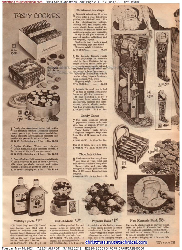 1964 Sears Christmas Book, Page 281