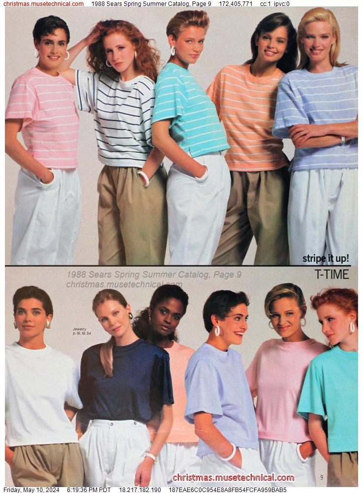 1988 Sears Spring Summer Catalog, Page 9