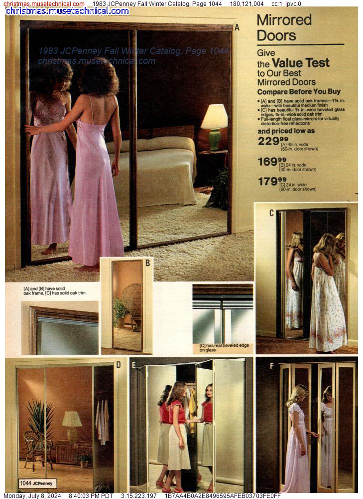 1983 JCPenney Fall Winter Catalog, Page 1044