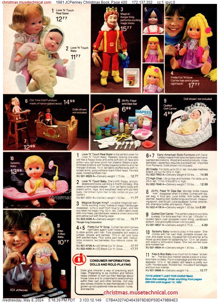 1981 JCPenney Christmas Book, Page 400