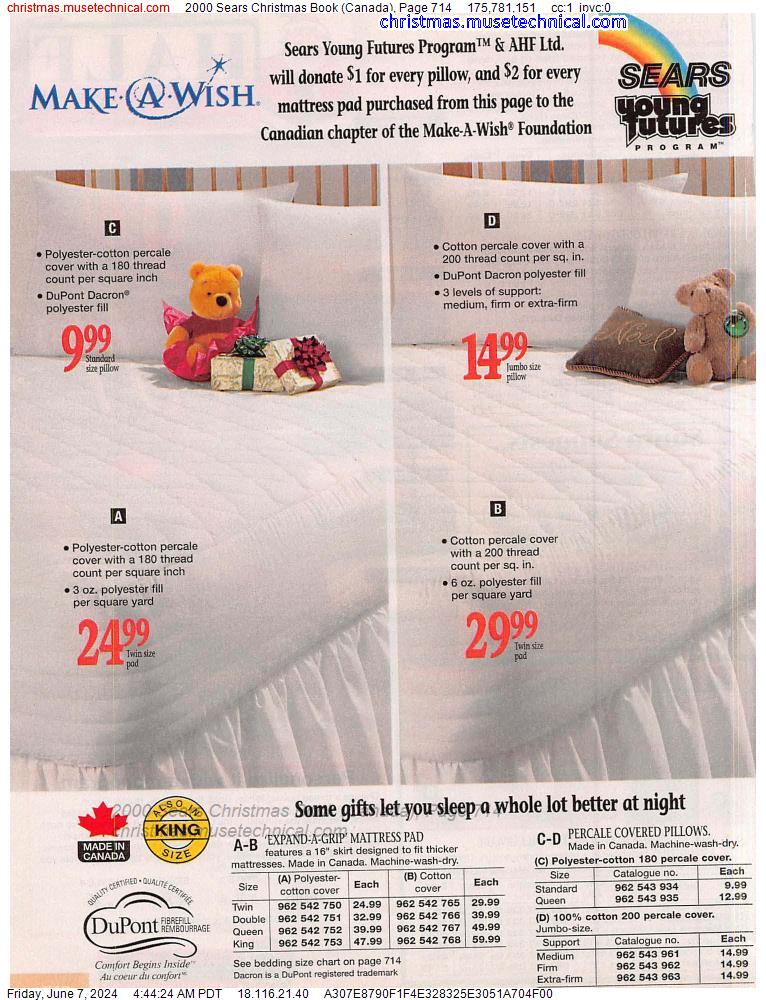2000 Sears Christmas Book (Canada), Page 714