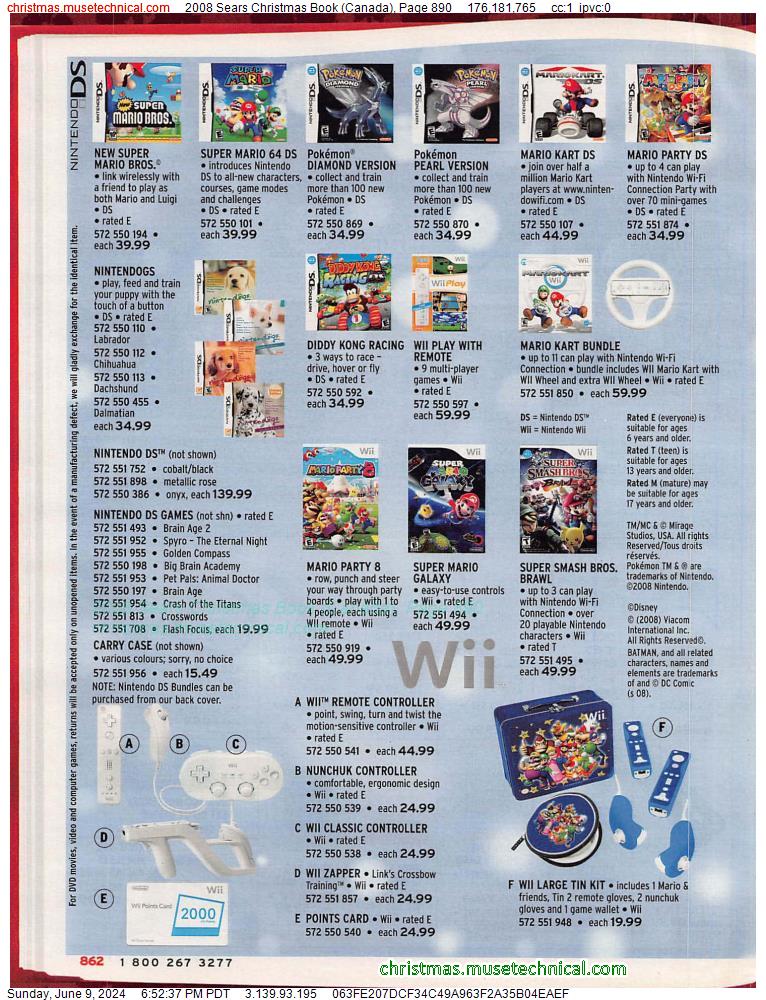 2008 Sears Christmas Book (Canada), Page 890