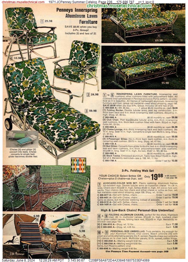 1971 JCPenney Summer Catalog, Page 236