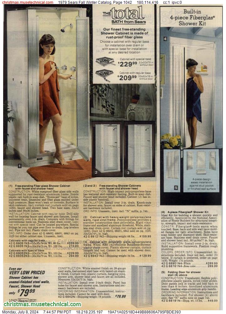 1979 Sears Fall Winter Catalog, Page 1042