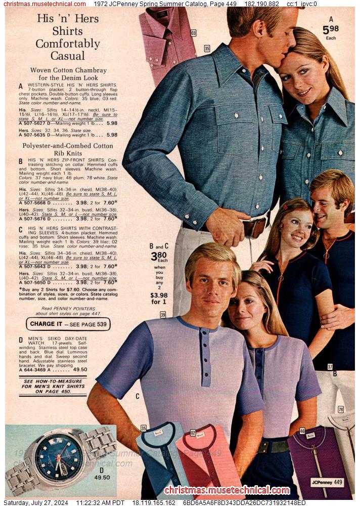 1972 JCPenney Spring Summer Catalog, Page 449