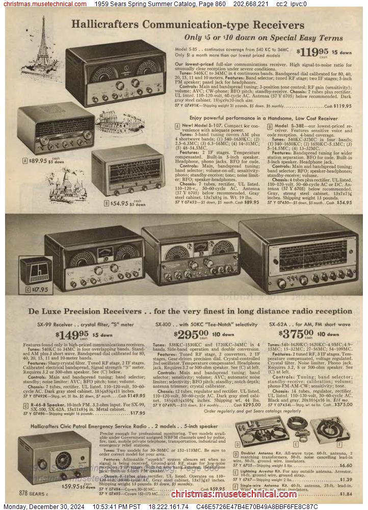 1959 Sears Spring Summer Catalog, Page 860