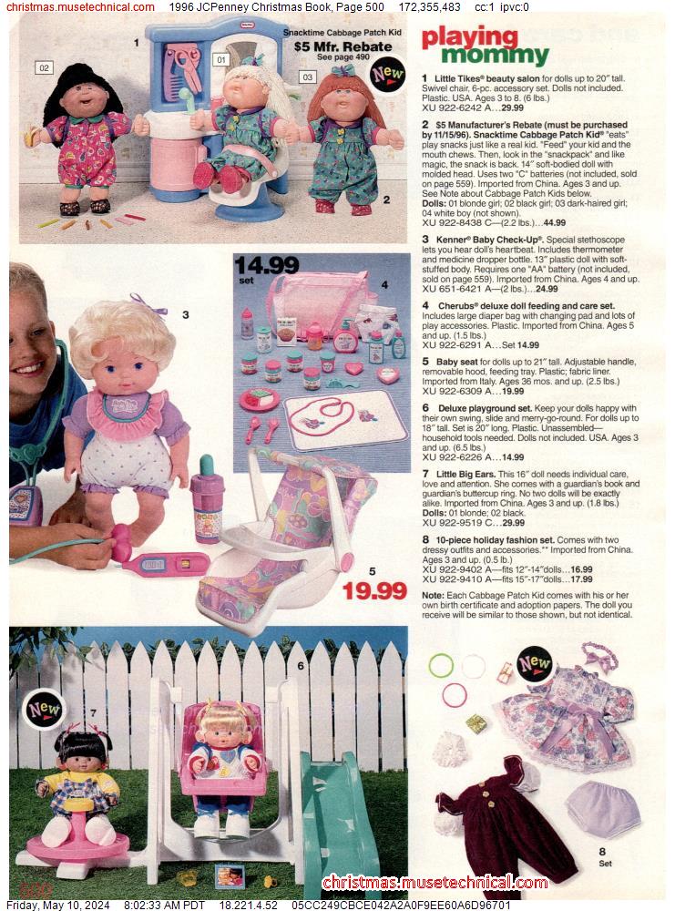 1996 JCPenney Christmas Book, Page 500