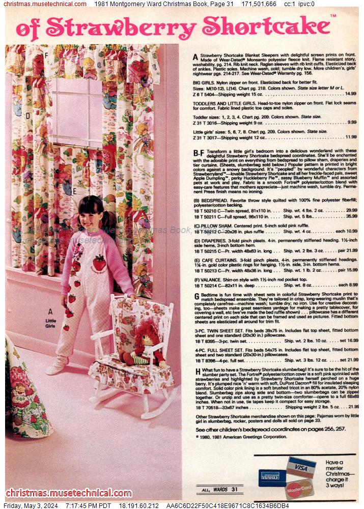 1981 Montgomery Ward Christmas Book, Page 31