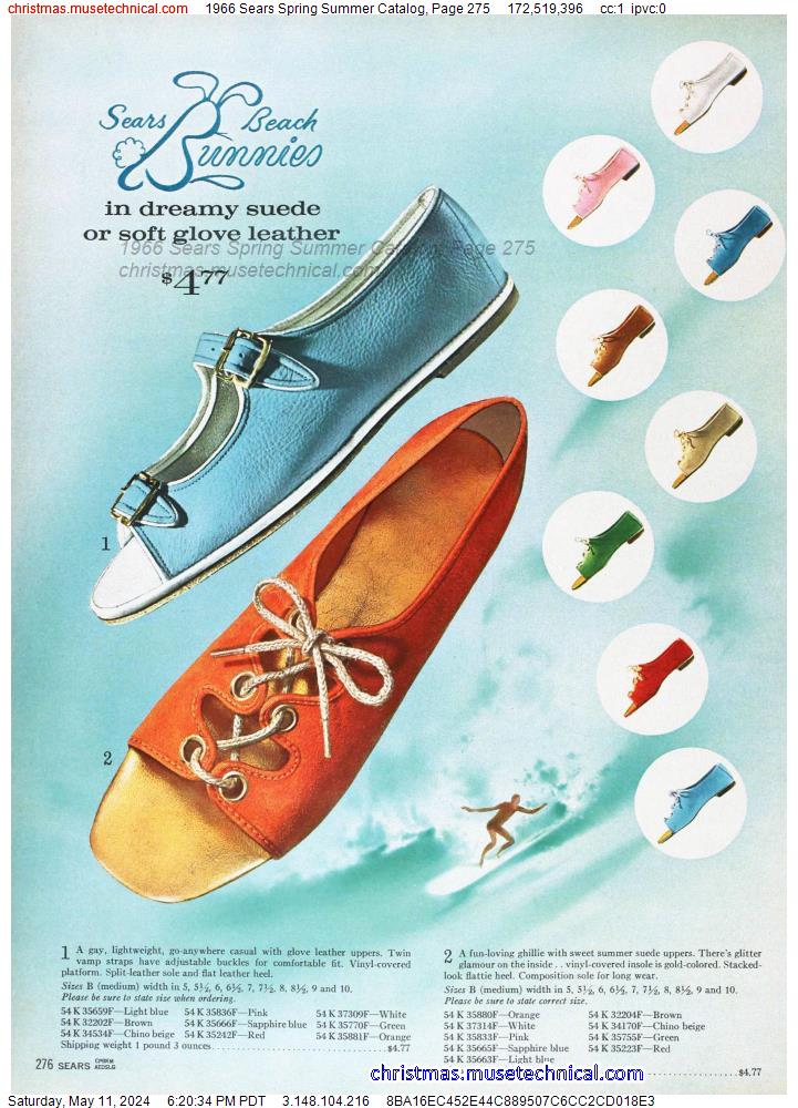 1966 Sears Spring Summer Catalog, Page 275