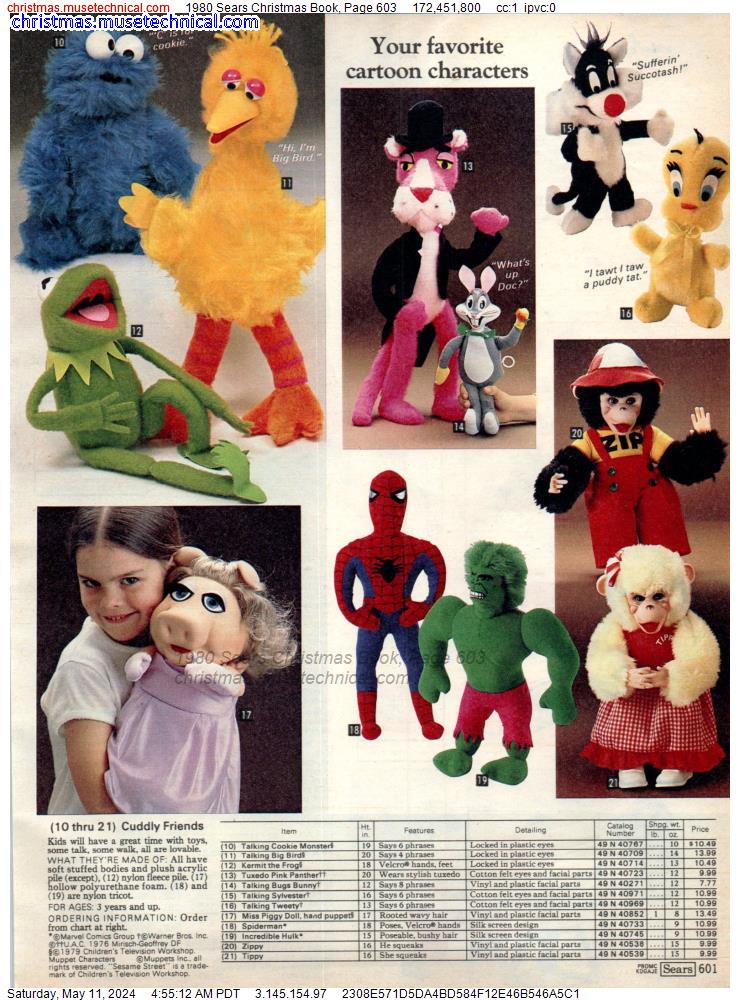 1980 Sears Christmas Book, Page 603