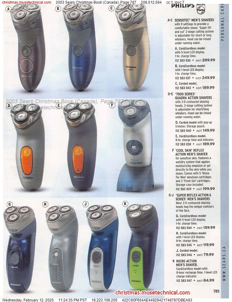 2003 Sears Christmas Book (Canada), Page 787