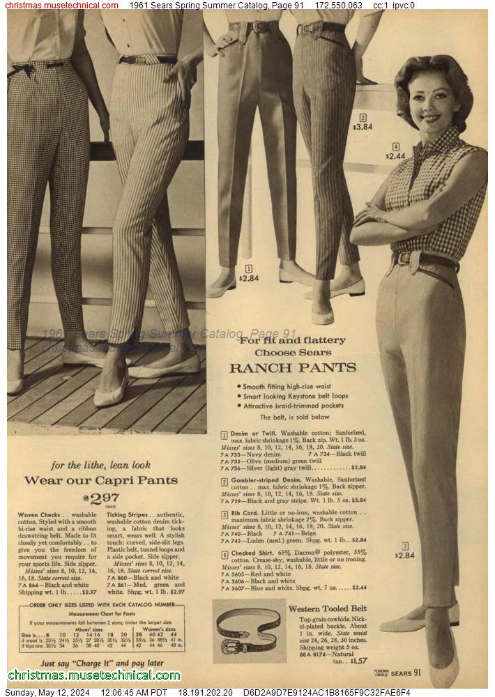 1961 Sears Spring Summer Catalog, Page 91