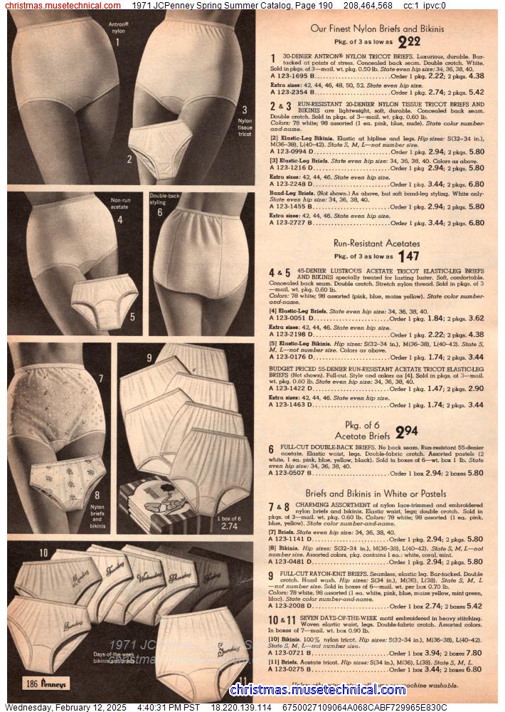 1971 JCPenney Spring Summer Catalog, Page 190