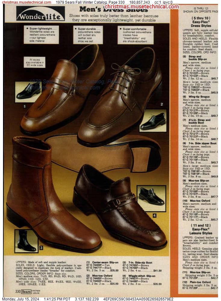 1979 Sears Fall Winter Catalog, Page 330