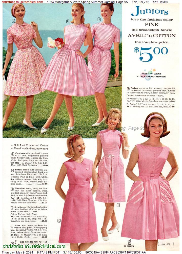 1964 Montgomery Ward Spring Summer Catalog, Page 95