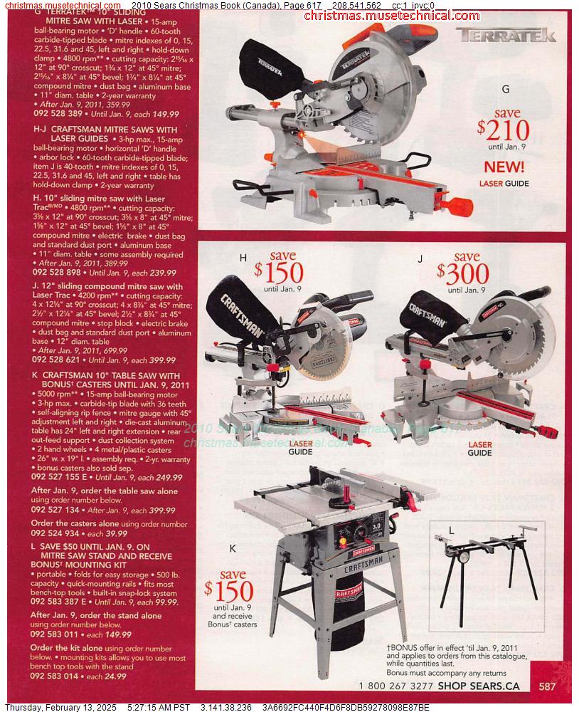 2010 Sears Christmas Book (Canada), Page 617