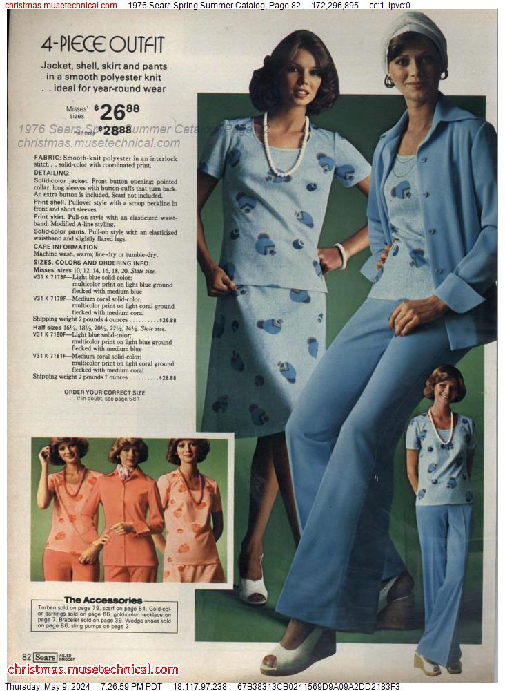 1976 Sears Spring Summer Catalog, Page 82