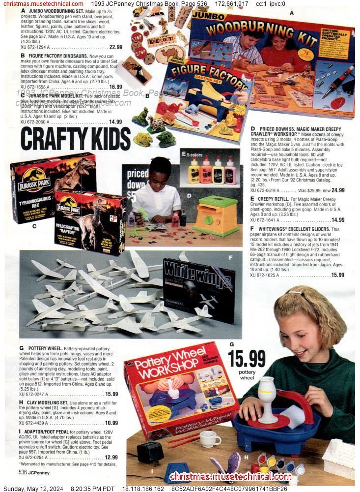 1993 JCPenney Christmas Book, Page 536
