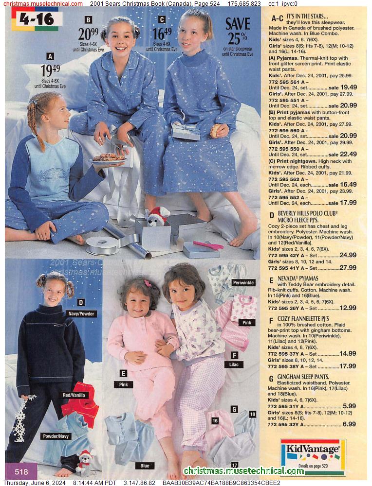 2001 Sears Christmas Book (Canada), Page 524