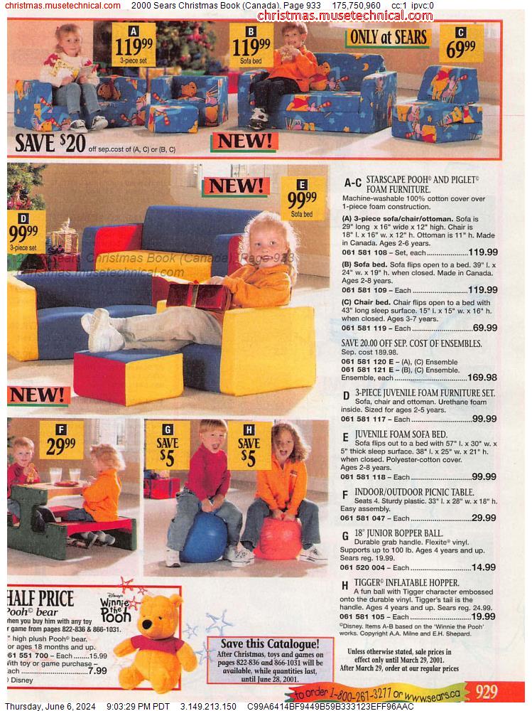 2000 Sears Christmas Book (Canada), Page 933