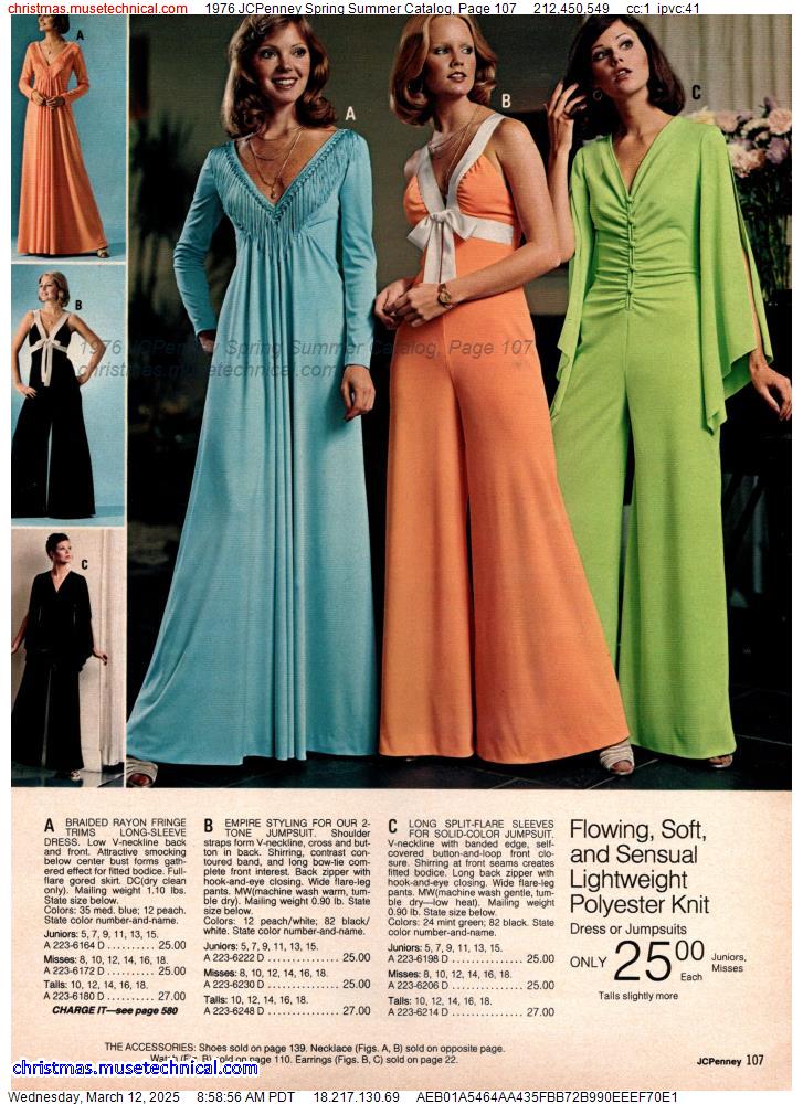 1976 JCPenney Spring Summer Catalog, Page 107