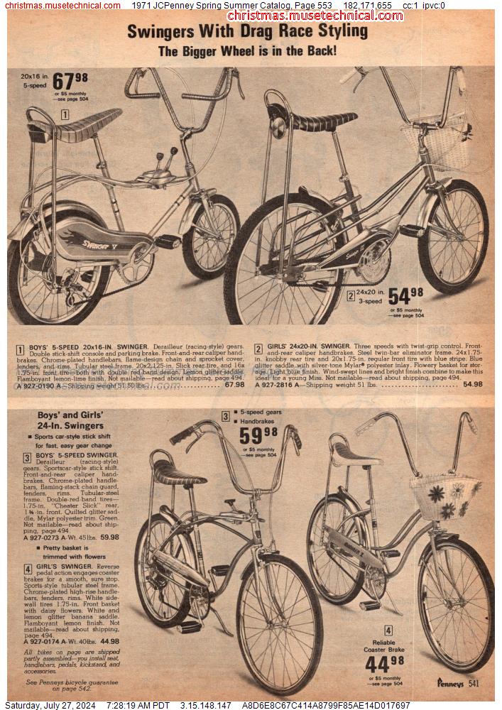 1971 JCPenney Spring Summer Catalog, Page 553