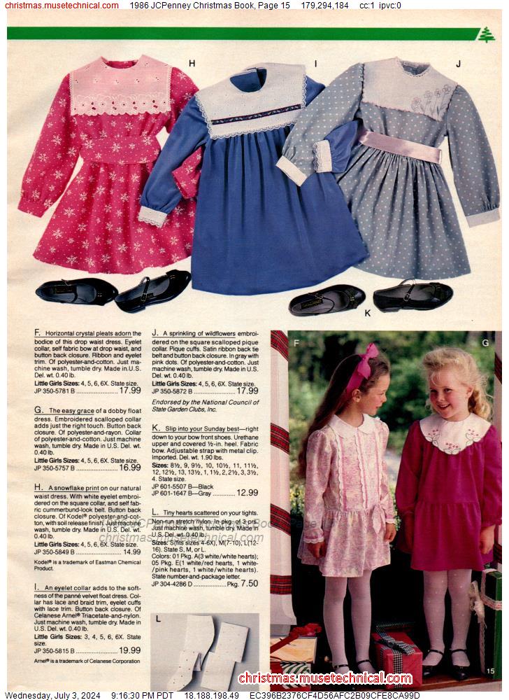 1986 JCPenney Christmas Book, Page 15