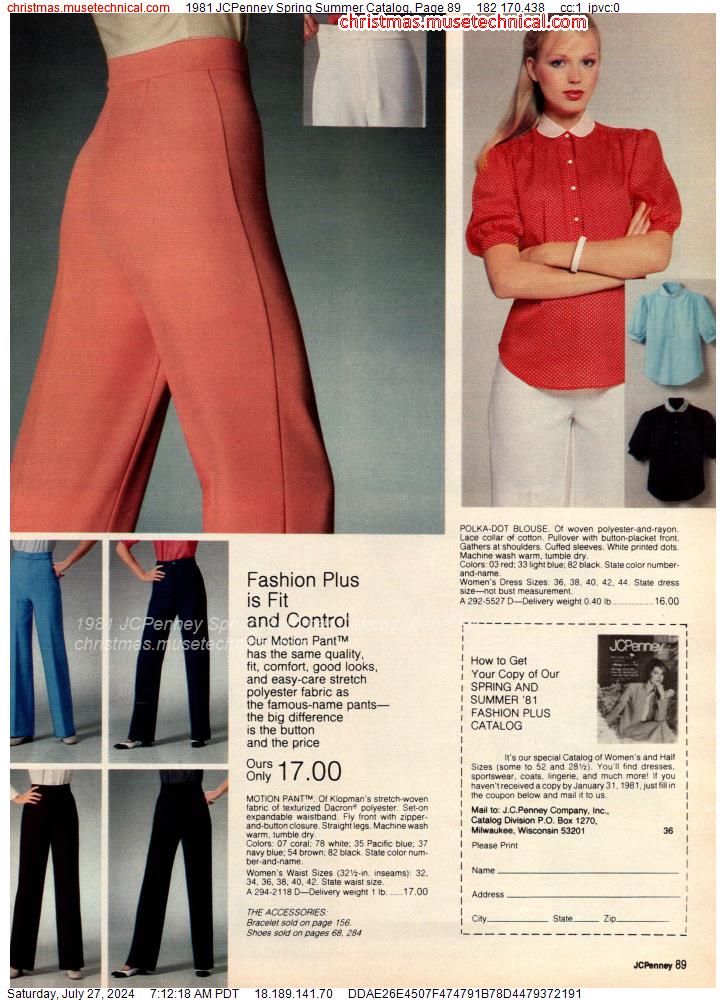 1981 JCPenney Spring Summer Catalog, Page 89