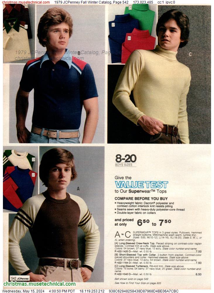 1979 JCPenney Fall Winter Catalog, Page 542 - Catalogs & Wishbooks