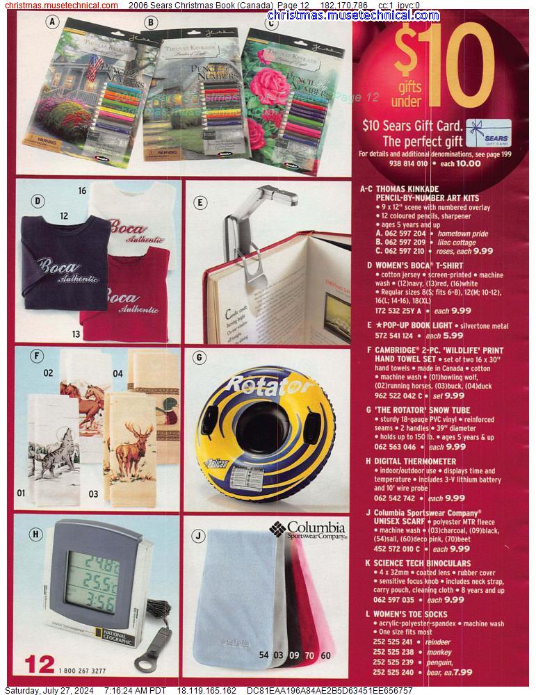 2006 Sears Christmas Book (Canada), Page 12