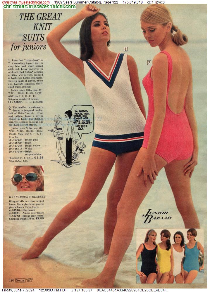 1969 Sears Summer Catalog, Page 122