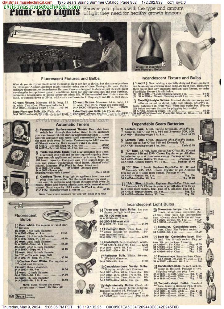 1975 Sears Spring Summer Catalog, Page 902