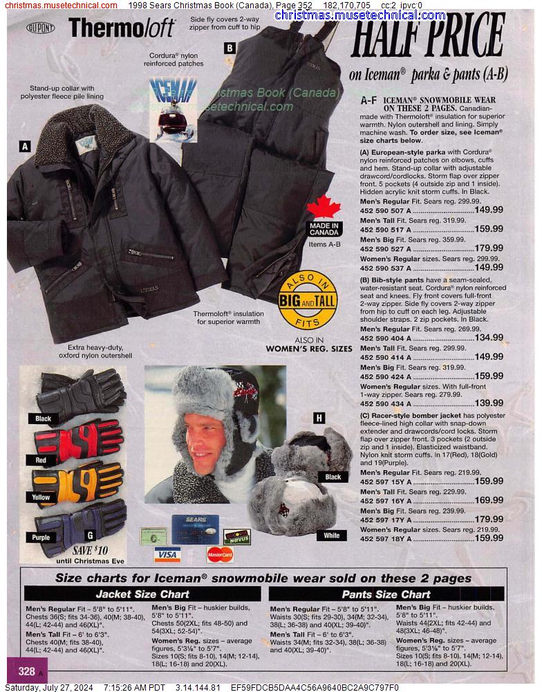 1998 Sears Christmas Book (Canada), Page 352