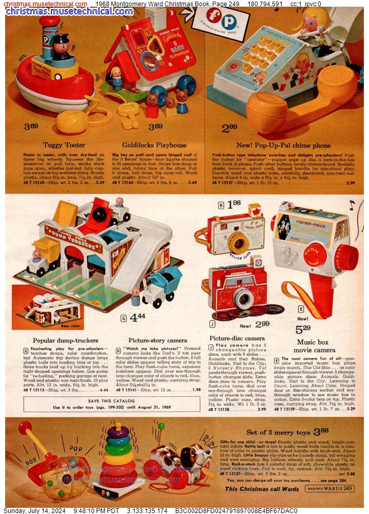 1968 Montgomery Ward Christmas Book, Page 249