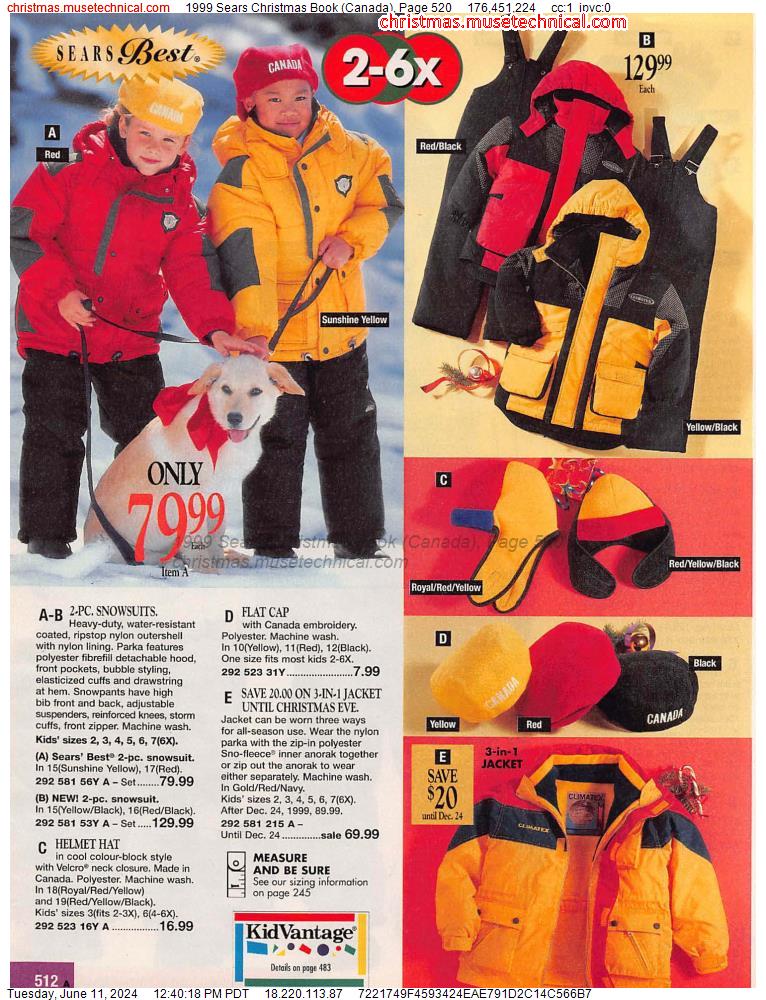 1999 Sears Christmas Book (Canada), Page 520