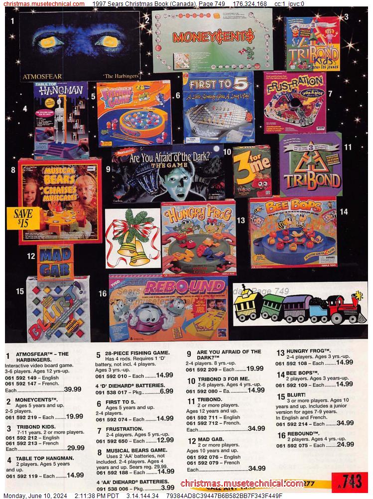 1997 Sears Christmas Book (Canada), Page 749