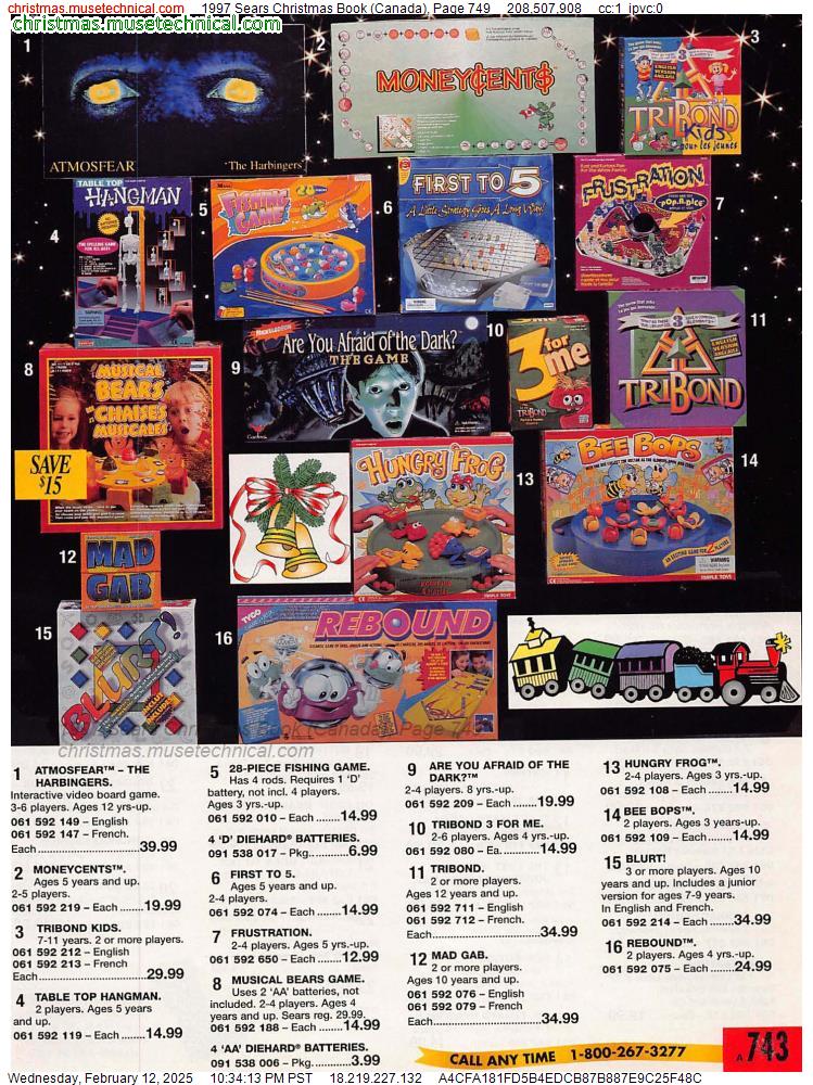 1997 Sears Christmas Book (Canada), Page 749