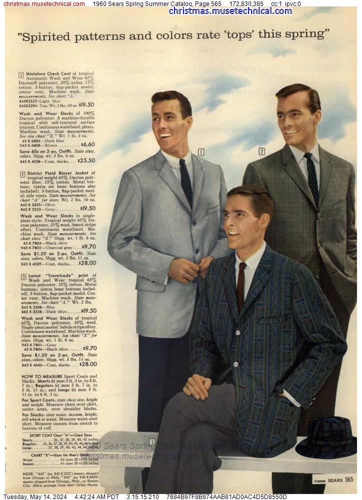 1960 Sears Spring Summer Catalog, Page 565