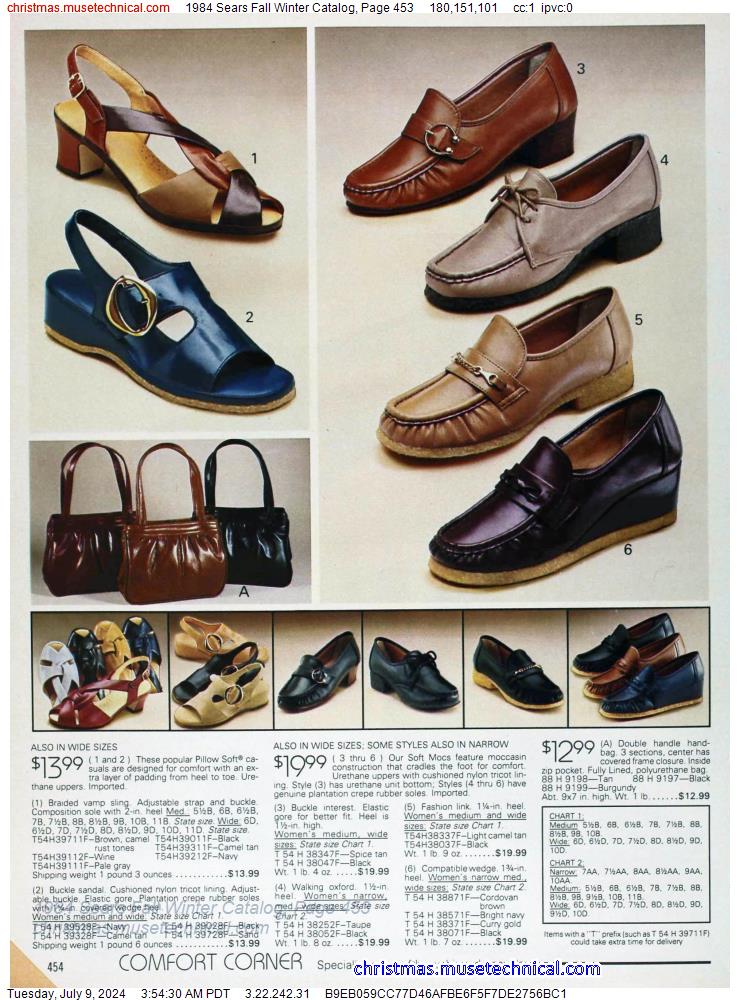 1984 Sears Fall Winter Catalog, Page 453