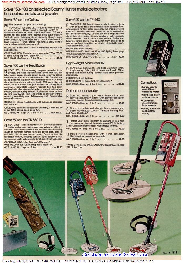 1982 Montgomery Ward Christmas Book, Page 323
