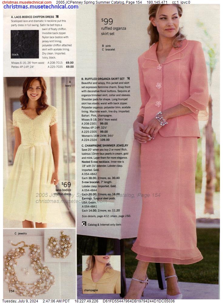 2005 JCPenney Spring Summer Catalog, Page 154