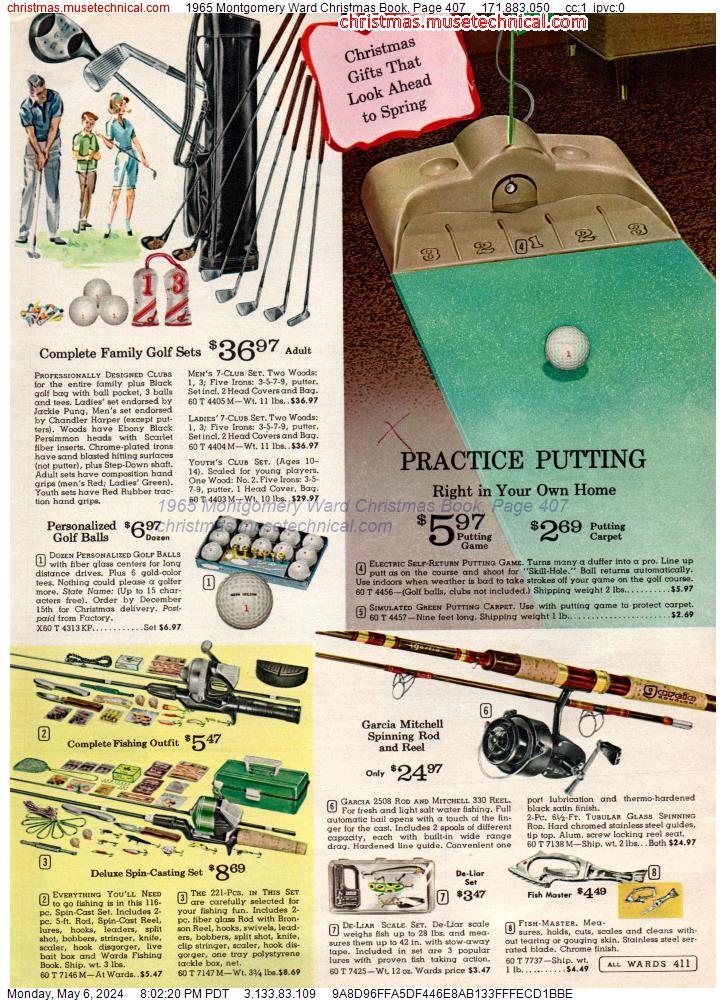 1965 Montgomery Ward Christmas Book, Page 407