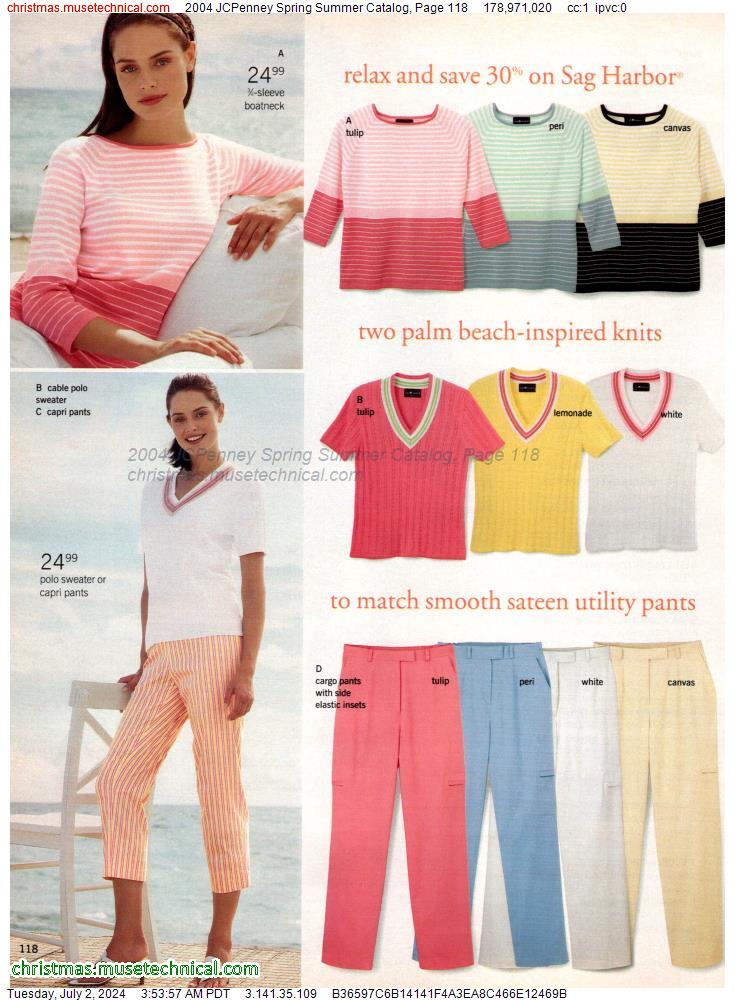 2004 JCPenney Spring Summer Catalog, Page 118