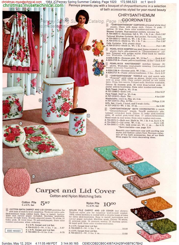 1964 JCPenney Spring Summer Catalog, Page 1020