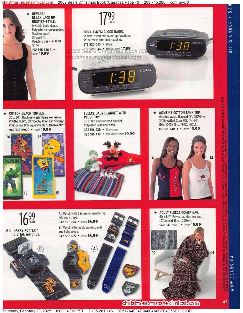 2003 Sears Christmas Book (Canada), Page 43