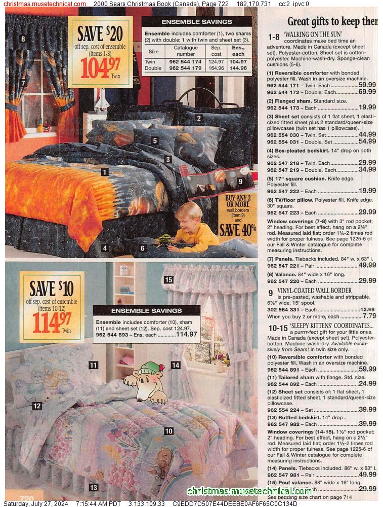 2000 Sears Christmas Book (Canada), Page 722